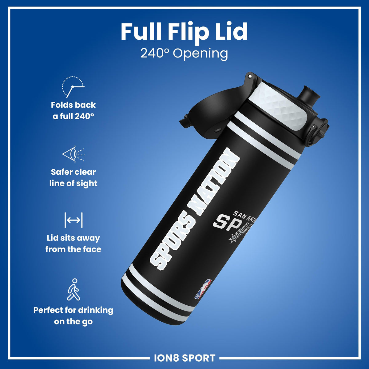 NBA x ION8, Recyclon, SA Spurs, 500 ml