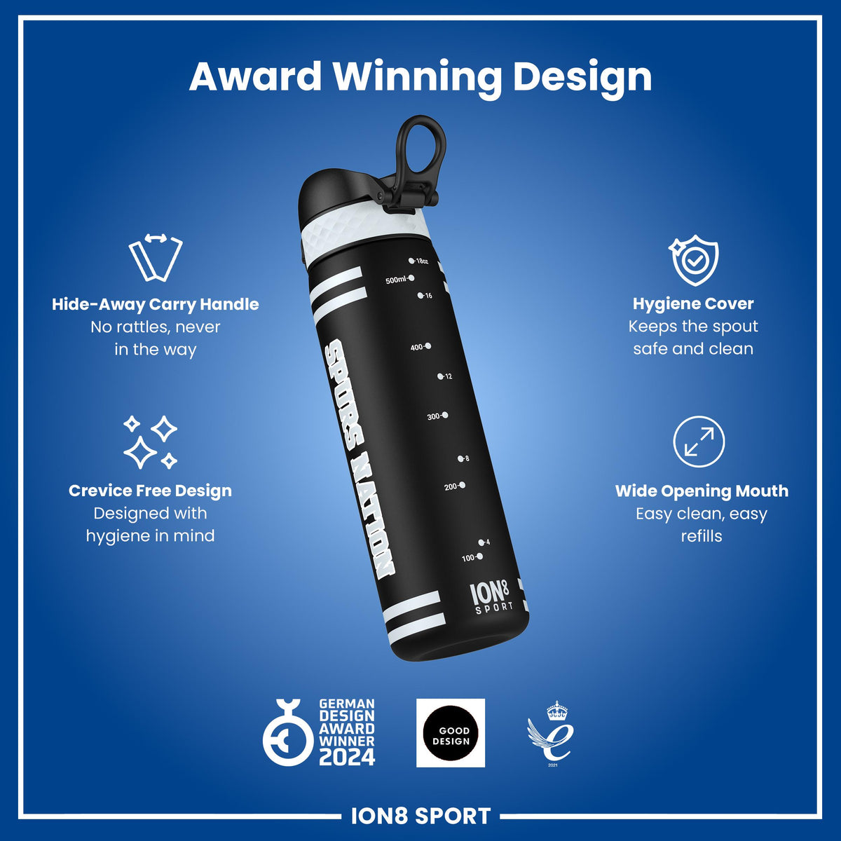 NBA x ION8, Recyclon, SA Spurs, 500 ml