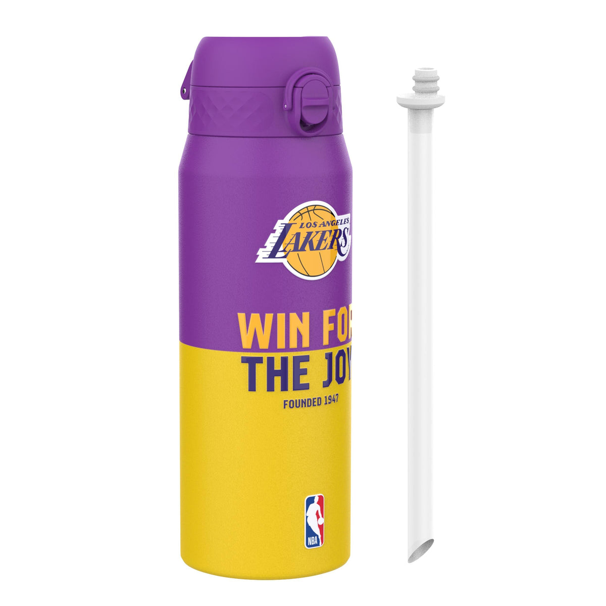 NBA x ION8, Isolierte Stahlflasche, LA Lakers, 750 ml