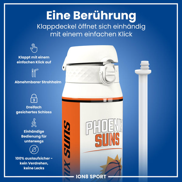 NBA x ION8, Isolierte Edelstahl, Phoenix Suns, 750 ml