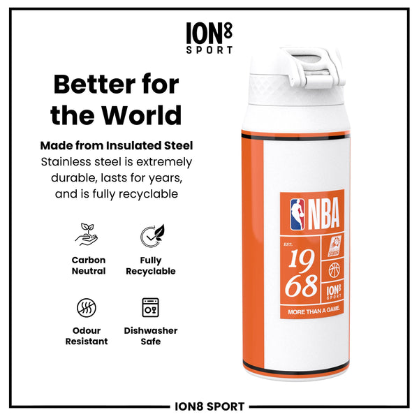NBA x ION8, Isolierte Stahlflasche, Phoenix Suns, 750 ml