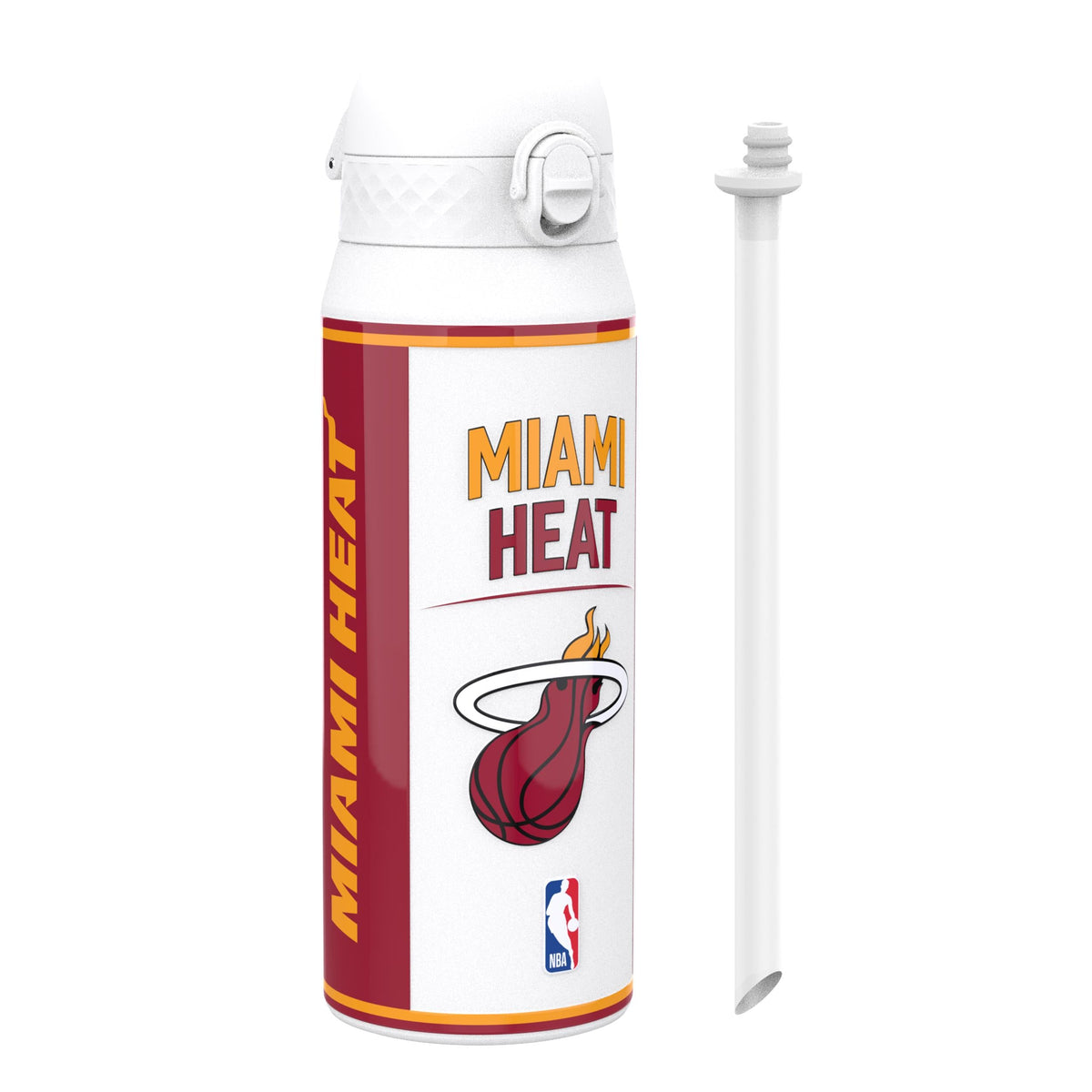 NBA x ION8, Isolierte Stahlflasche, Miami Heat, 750 ml