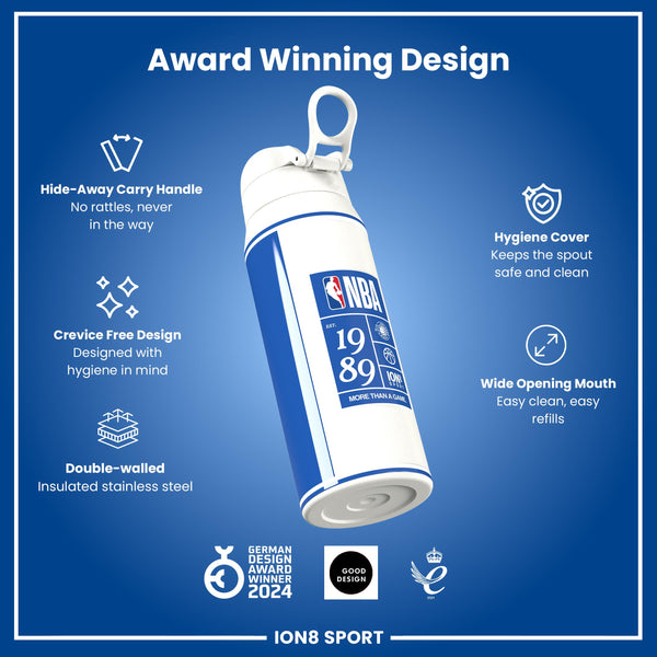 NBA x ION8, Isolierte Stahlflasche, Orlando Magic, 750 ml