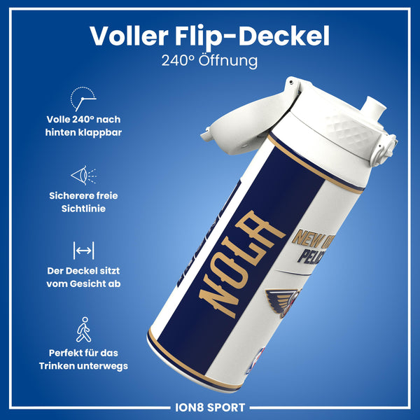 NBA x ION8, Isolierte Edelstahl, NOLA Pelicans, 750 ml