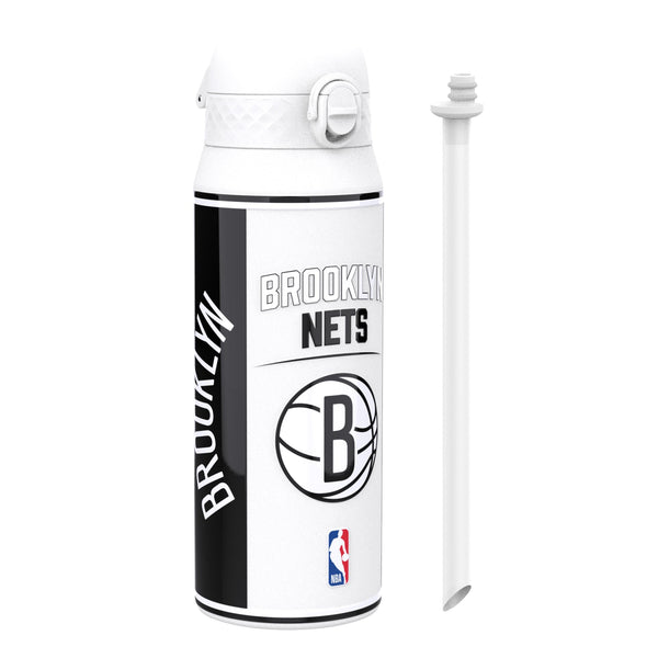 NBA x ION8, Isolierte Stahlflasche, Brooklyn Nets, 750 ml