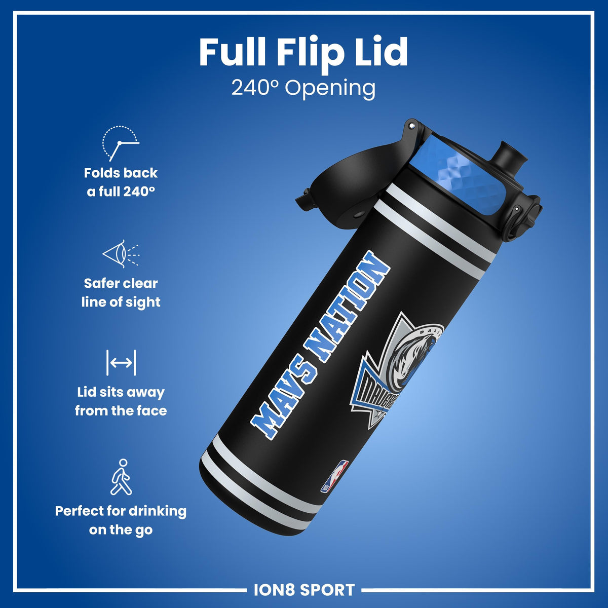 NBA x ION8, Recyclon, Dallas Mavericks, 500 ml