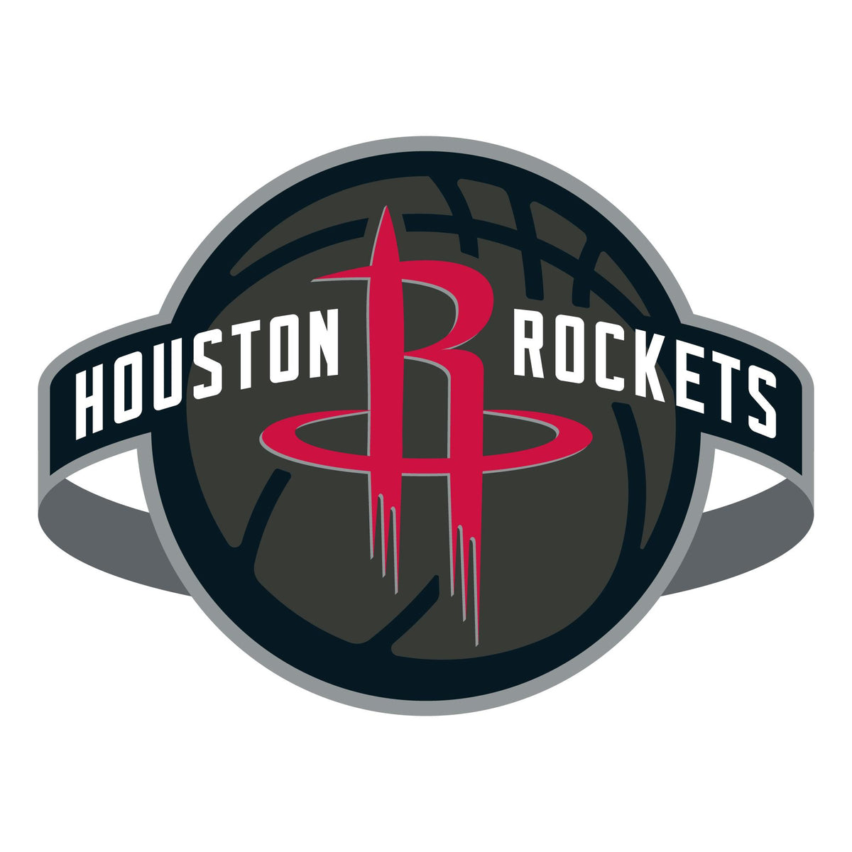 NBA x ION8, Isolierte Edelstahl, Houston Rockets, 750 ml