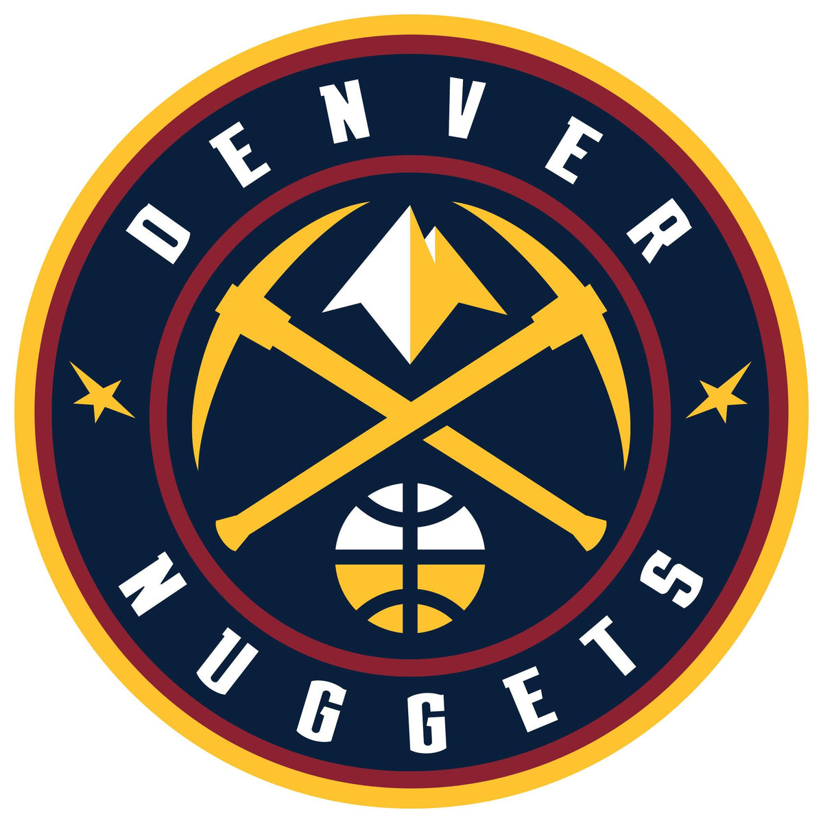 NBA x ION8, Isolierte Edelstahl, Denver Nuggets, 750 ml
