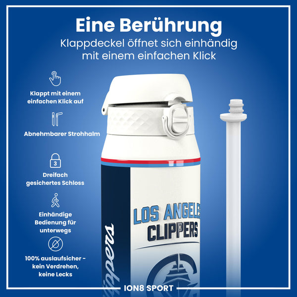 NBA x ION8, Isolierte Edelstahl, LA Clippers, 750 ml