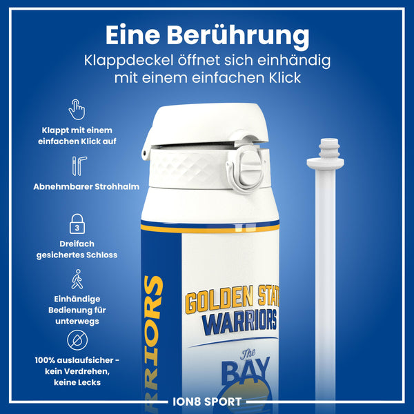 NBA x ION8, Isolierte Edelstahl, GS Warriors, 750 ml
