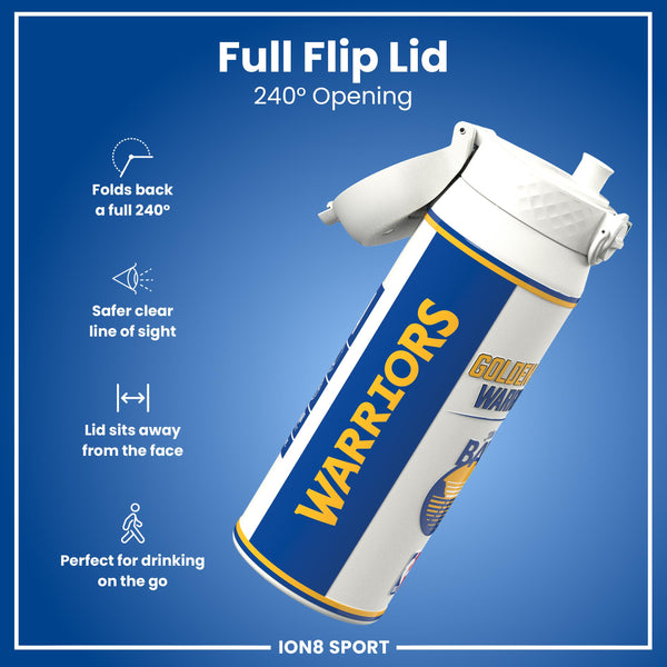 NBA x ION8, Isolierte Stahlflasche, GS Warriors, 750 ml