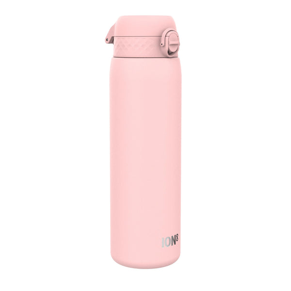 Isolierte Edelstahl-Trinkflasche, Rosenquarz, 1 L