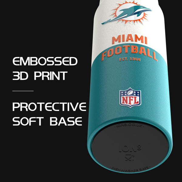 NFL x ION8, Isolierte Edelstahl, Serie 50, Dolphins, 750 ml