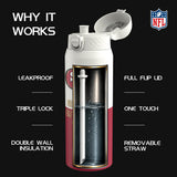 NFL x ION8, Isolierte Edelstahl, Serie 50, 49ers, 750 ml