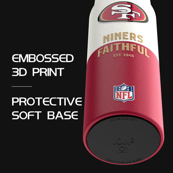 NFL x ION8, Isolierte Edelstahl, Serie 50, 49ers, 750 ml