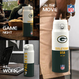 NFL x ION8, Isolierte Edelstahl, Serie 50, Packers, 750 ml