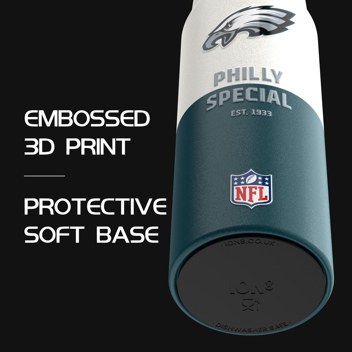 NFL x ION8, Isolierte Edelstahl, Serie 50, Eagles, 750 ml