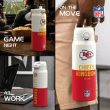 NFL x ION8, Isolierte Edelstahl, Serie 50, Chiefs, 750 ml