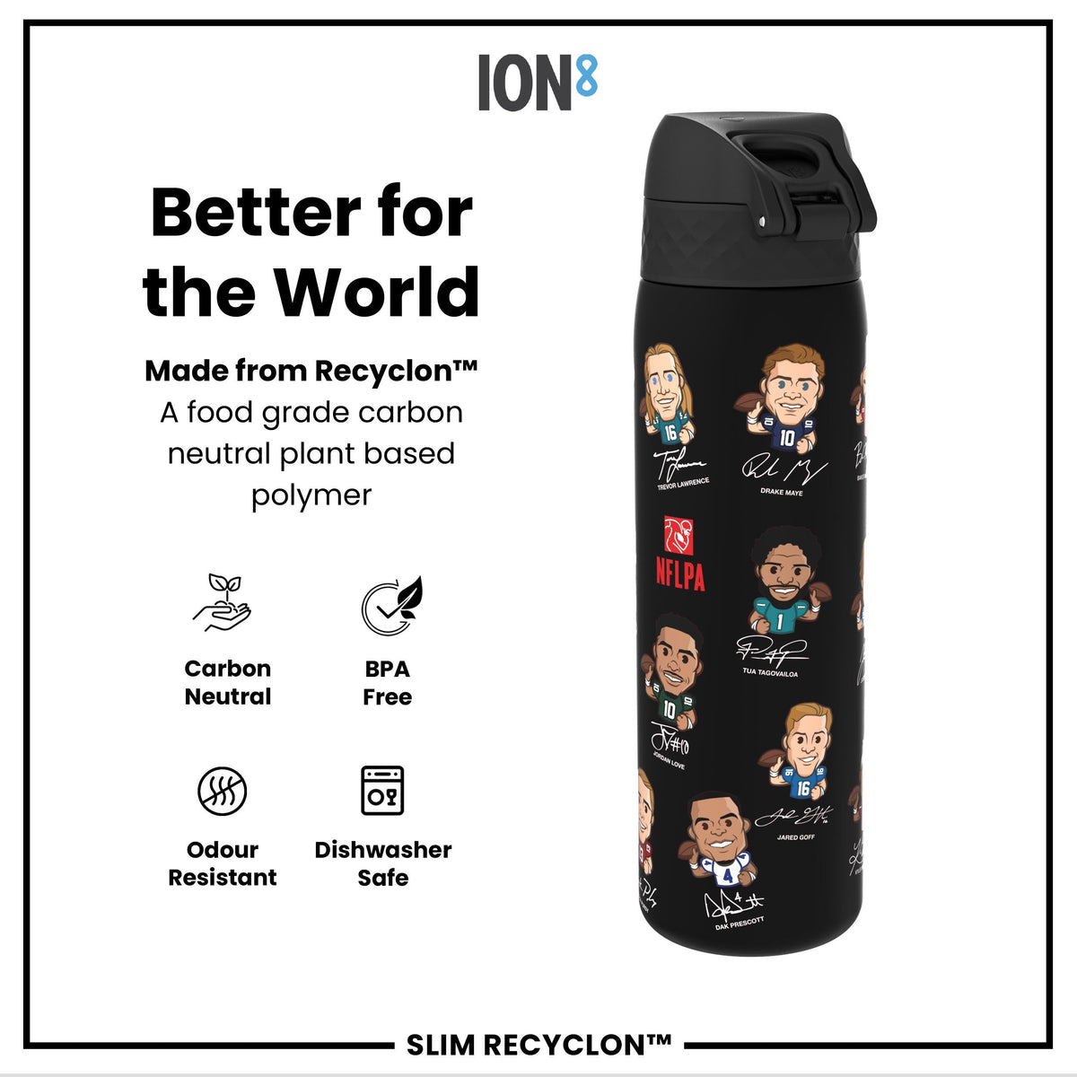 NFLPA x ION8, Recyclon, Quarterbacks, 500 ml