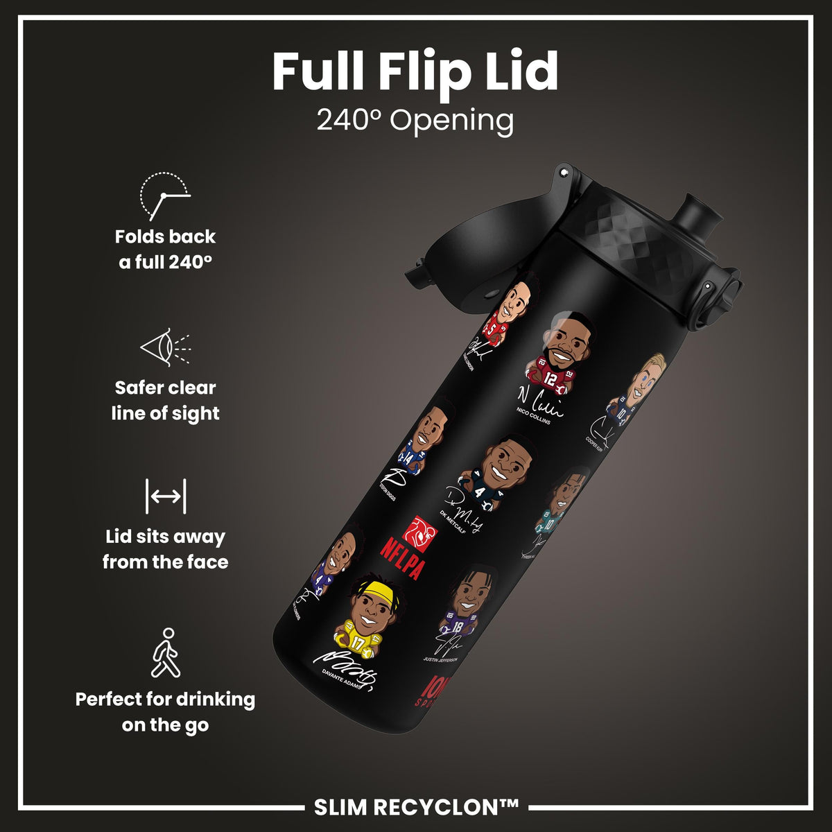 NFLPA x ION8, Recyclon, Wide Receiver, 500 ml