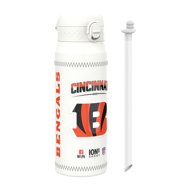 NFL x ION8, Isolierte Stahlflasche, GameDay Serie, Burrow Bengals, 750 ml