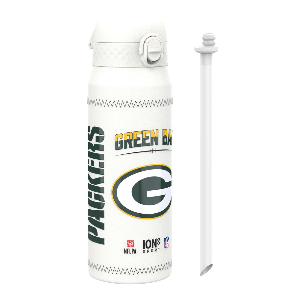 NFL x ION8, Isolierte Stahlflasche, GameDay Serie, Love Packers, 750 ml