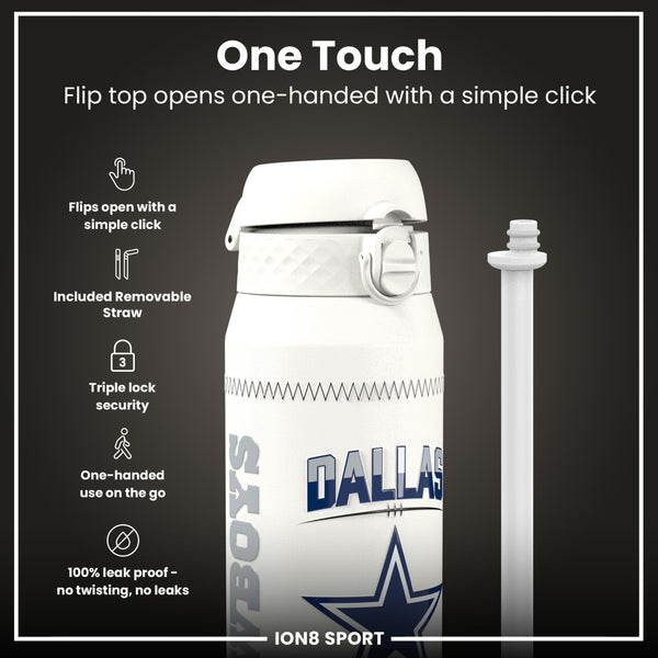 NFL x ION8, Isolierte Stahlflasche, GameDay Serie, Parsons Cowboys, 750 ml