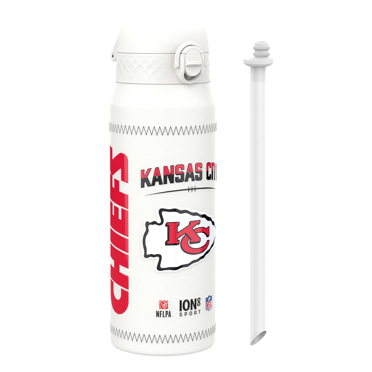 NFL x ION8, Isolierte Stahlflasche, GameDay Serie, Mahomes Chiefs, 750 ml