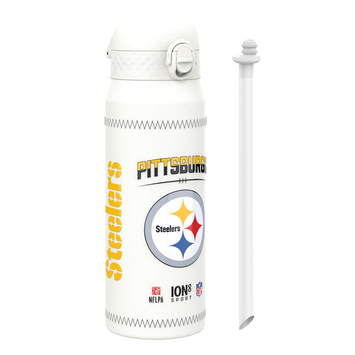 NFL x ION8, Isolierte Stahlflasche, GameDay Series, Watt Steelers, 750 ml