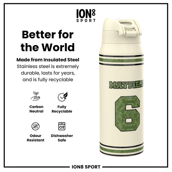 NFL x ION8, Isolierte Stahlflasche, Icon Series, Baker Mayfield, 750 ml