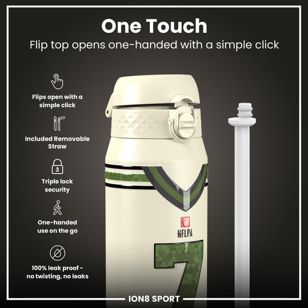 NFL x ION8, Isolierte Stahlflasche, Icon Series, C.J. Stroud, 750 ml