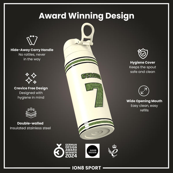 NFL x ION8, Isolierte Stahlflasche, Icon Series, C.J. Stroud, 750 ml