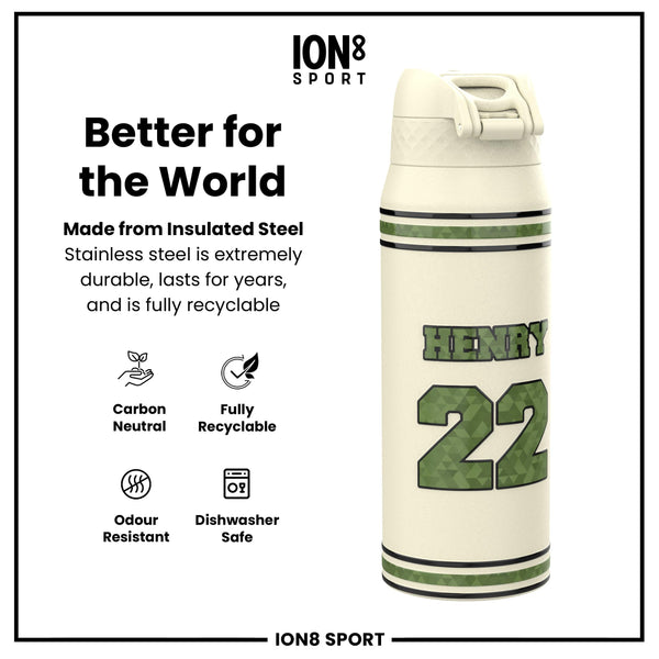 NFL x ION8, Isolierte Stahlflasche, Icon Series, Derrick Henry, 750 ml