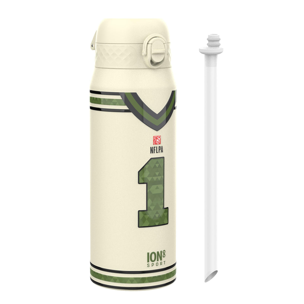 NFL x ION8, Isolierte Stahlflasche, Icon Series, Jalen Hurts, 750 ml