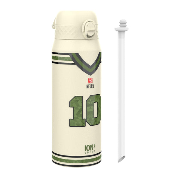 NFL x ION8, Isolierte Stahlflasche, Icon Series, Justin Herbert, 750 ml
