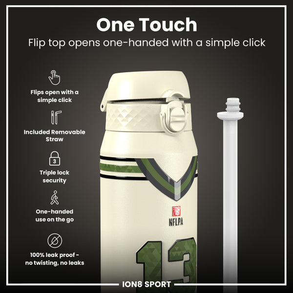 NFL x ION8, Isolierte Stahlflasche, Icon Series, Mike Evans, 750 ml