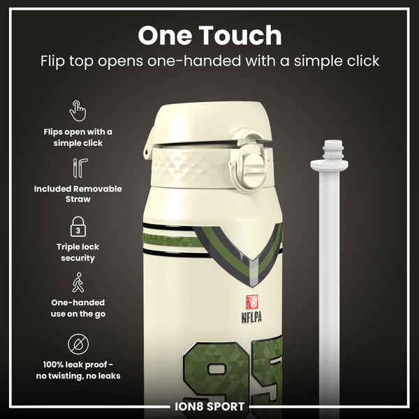 NFL x ION8, Isolierte Stahlflasche, Icon Series, Myles Garrett, 750 ml