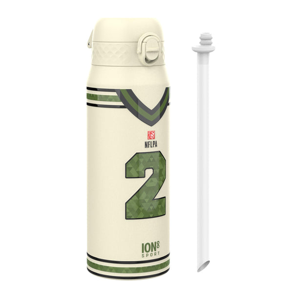 NFL x ION8, Isolierte Stahlflasche, Icon Series, Pat Surtain, 750 ml