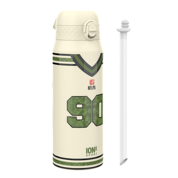 NFL x ION8, Isolierte Stahlflasche, Icon Series, TJ Watt, 750 ml