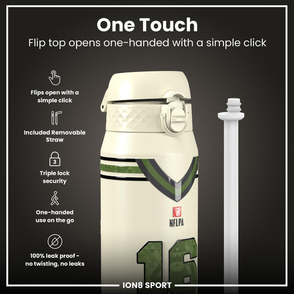 NFL x ION8, Isolierte Stahlflasche, Icon Series, Trevor Lawrence, 750 ml