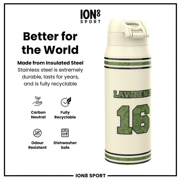 NFL x ION8, Isolierte Stahlflasche, Icon Series, Trevor Lawrence, 750 ml