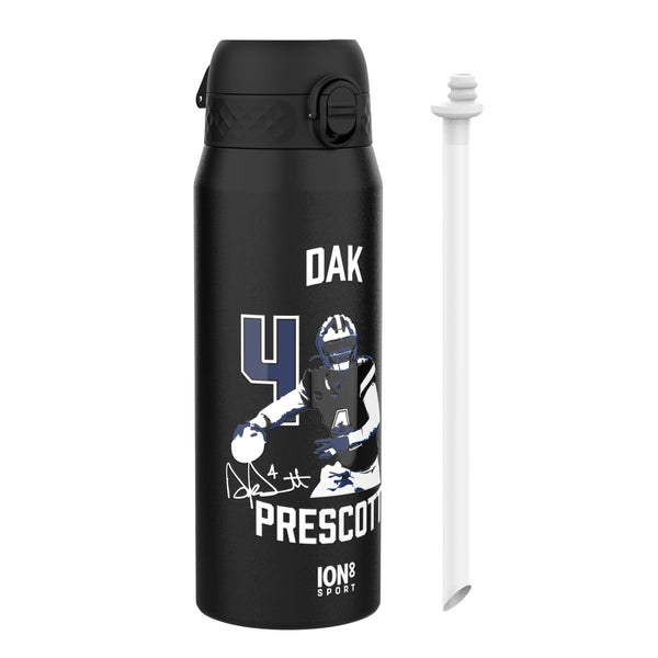 NFL x ION8, Isolierte Stahlflasche, Locked In Series, Dak Prescott, 750 ml