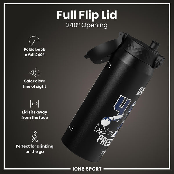 NFL x ION8, Isolierte Stahlflasche, Locked In Series, Dak Prescott, 750 ml