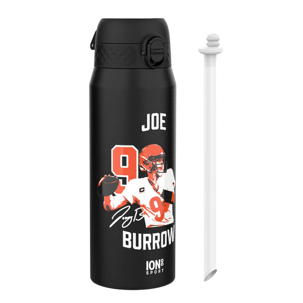 NFL x ION8, Isolierte Stahlflasche, Locked In Series, Joe Burrow, 750 ml