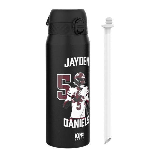 NFL x ION8, Isolierte Stahlflasche, Locked In Series, Jayden Daniels, 750 ml