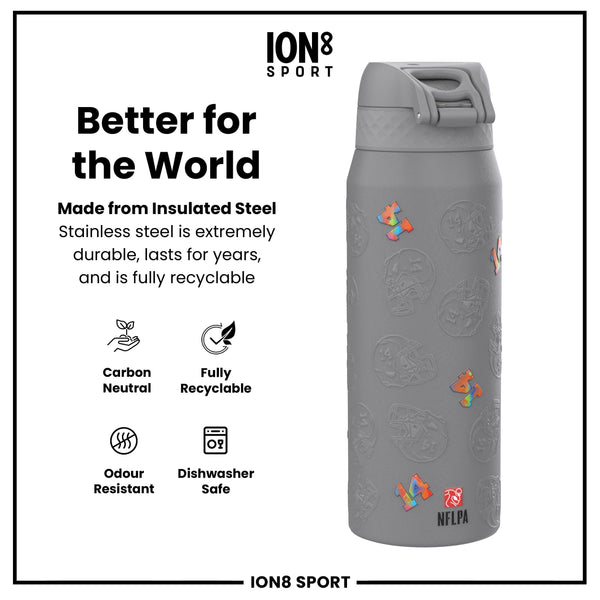 NFL x ION8, Isolierte Stahlflasche, Signature Series, Amon-Ra, 750 ml