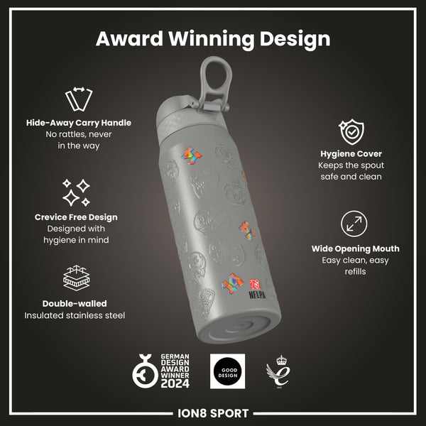 NFL x ION8, Isolierte Stahlflasche, Signature Series, Amon-Ra, 750 ml