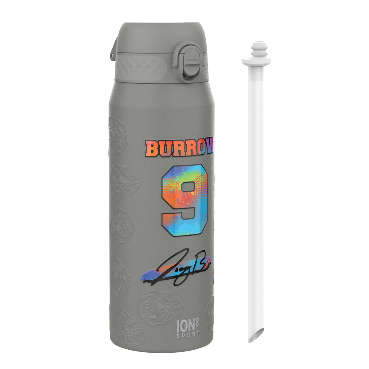NFL x ION8, Isolierte Stahlflasche, Signature Series, Joe Burrow, 750 ml