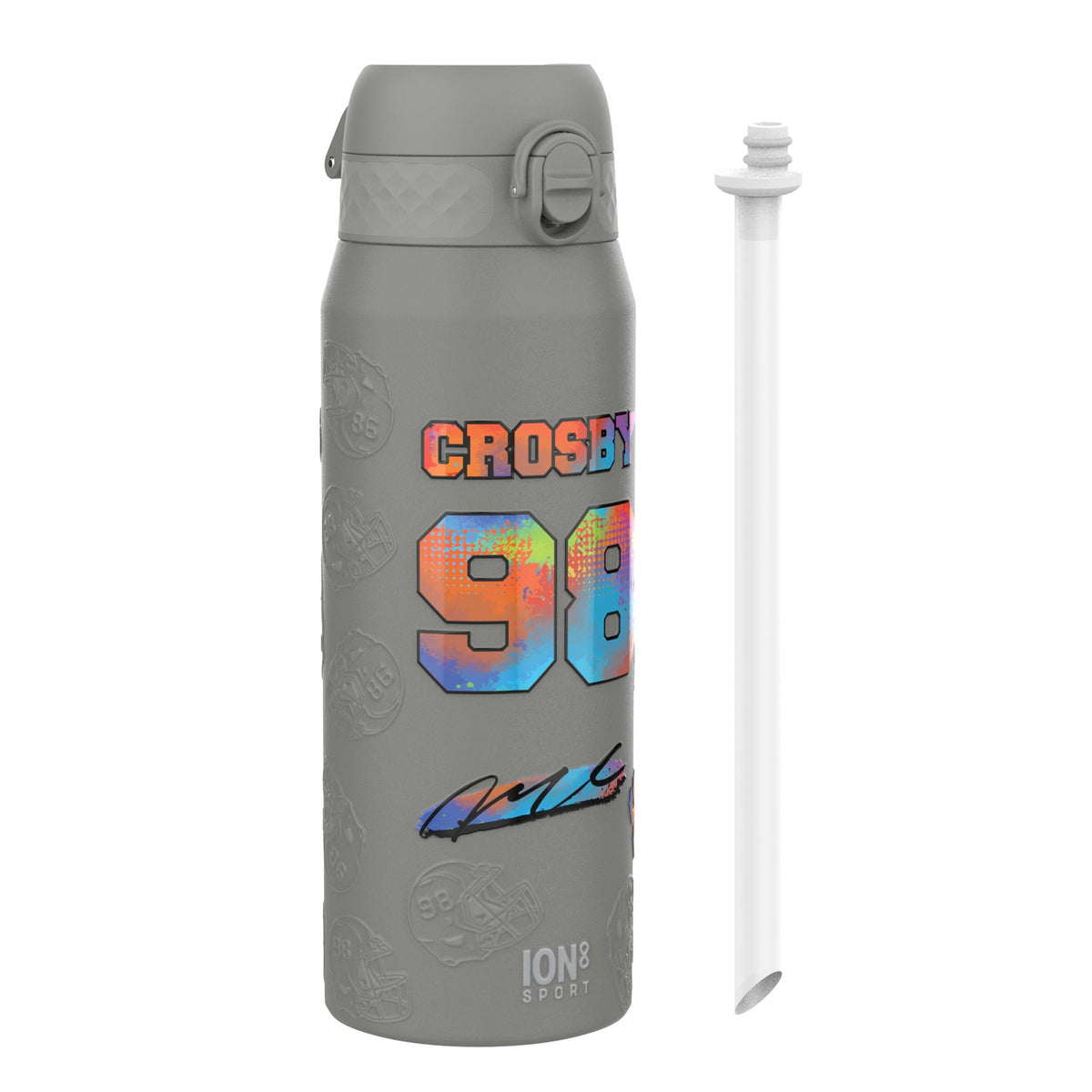 NFL x ION8, Isolierte Stahlflasche, Signature Series, Maxx Crosby, 750 ml