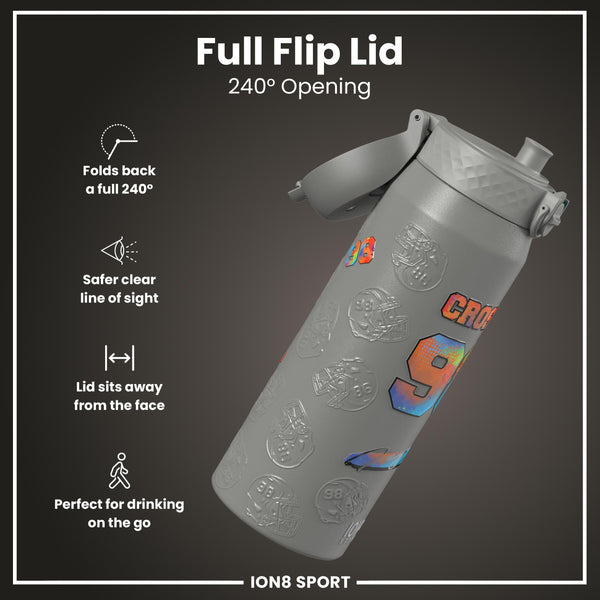 NFL x ION8, Isolierte Stahlflasche, Signature Series, Maxx Crosby, 750 ml